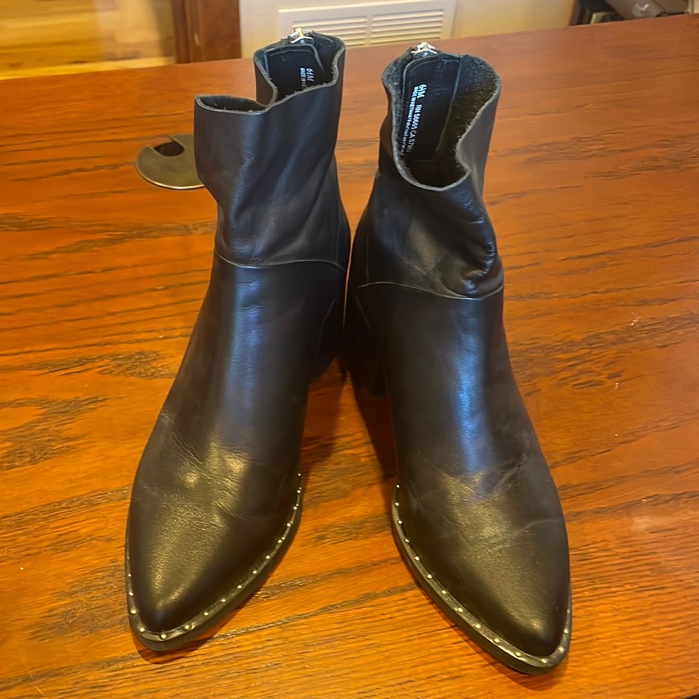 Treasure & bond black ankle boots